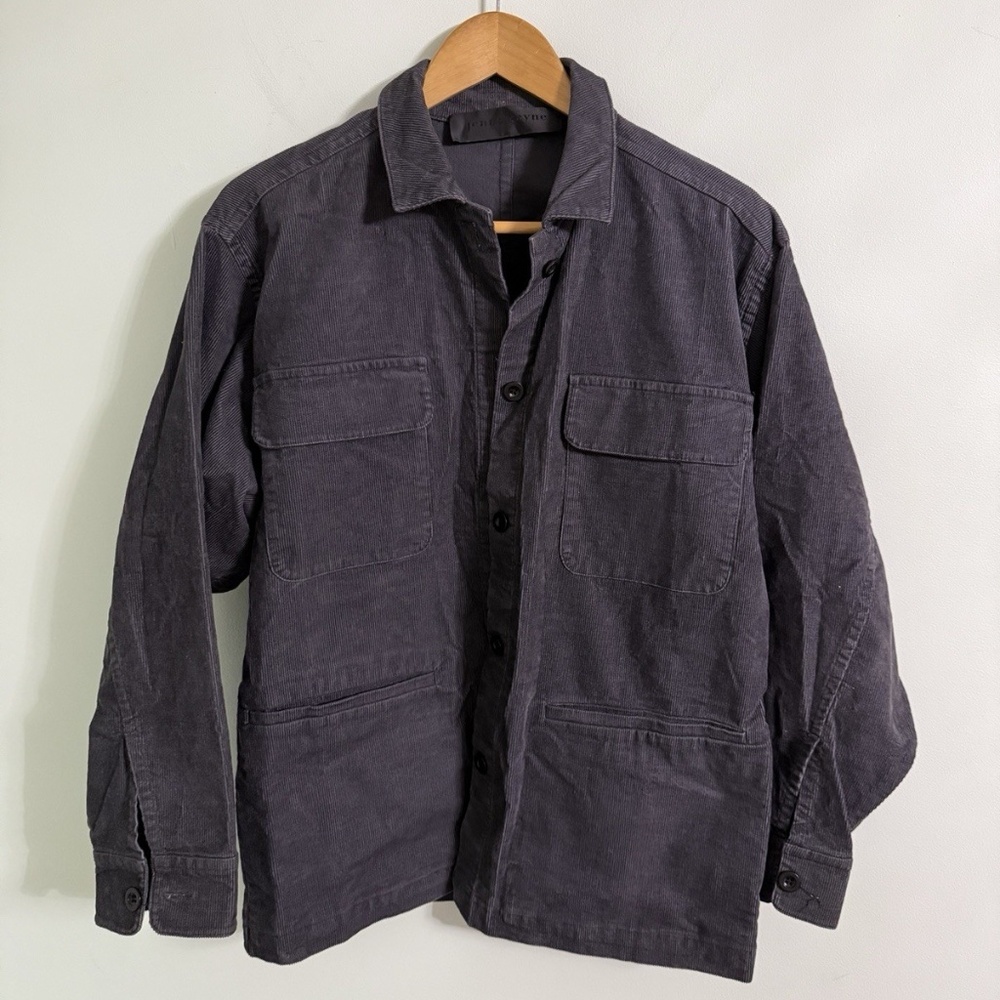 Jenni Kayne Corduroy Barn Jacket Grey Size Small